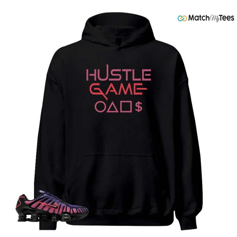 NIKE SHOX TL COURT PURPLE METALLIC BLACK SNEAKER Matching Tees hoodie