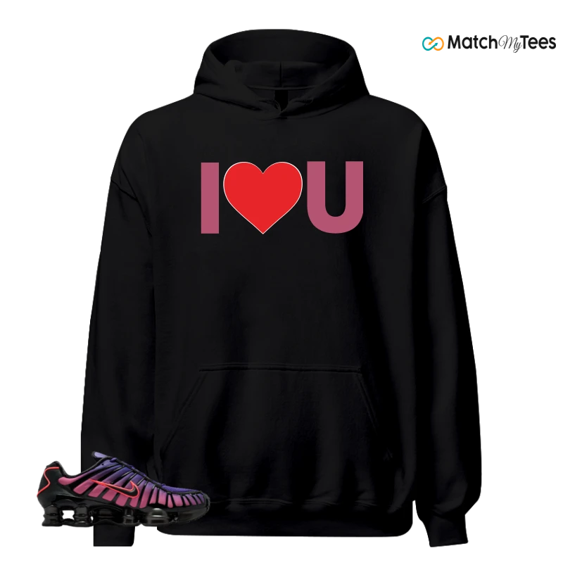 NIKE SHOX TL COURT PURPLE METALLIC BLACK SNEAKER Matching Tees hoodie