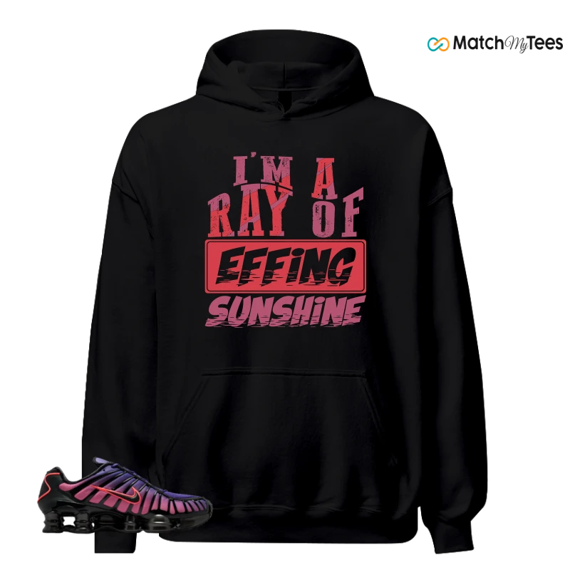 NIKE SHOX TL COURT PURPLE METALLIC BLACK SNEAKER Matching Tees hoodie