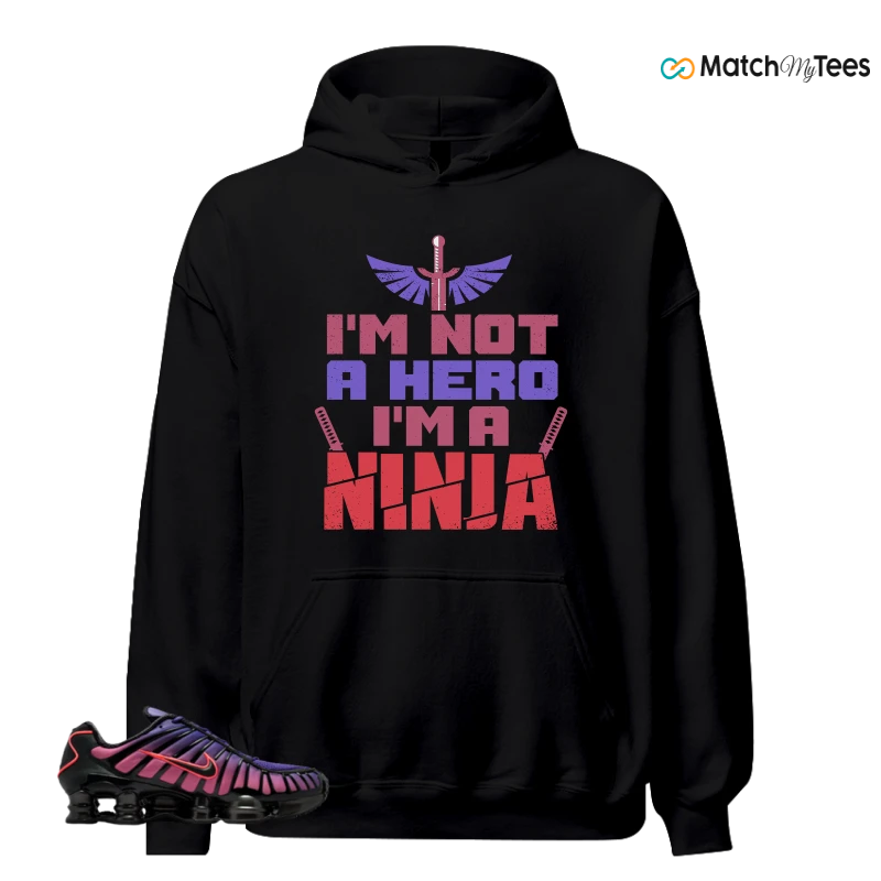 NIKE SHOX TL COURT PURPLE METALLIC BLACK SNEAKER Matching Tees hoodie
