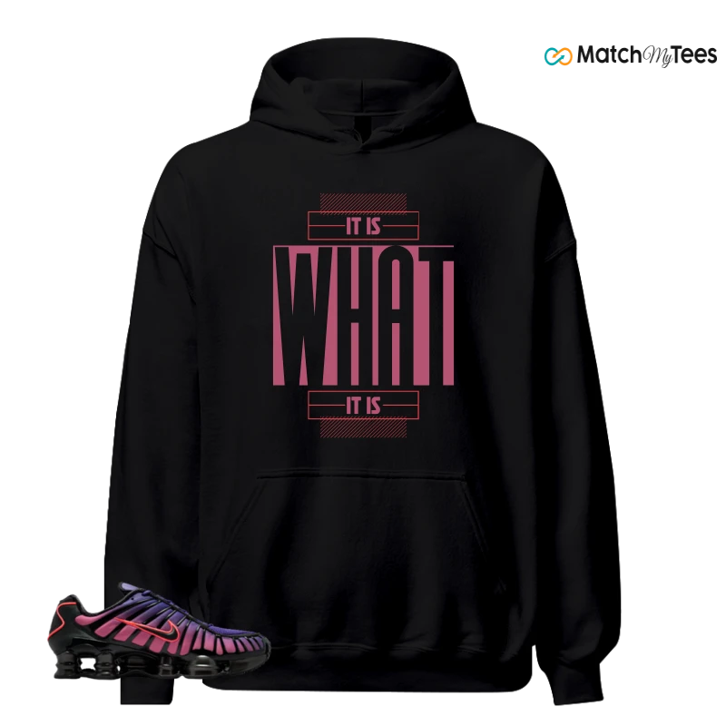 NIKE SHOX TL COURT PURPLE METALLIC BLACK SNEAKER Matching Tees hoodie