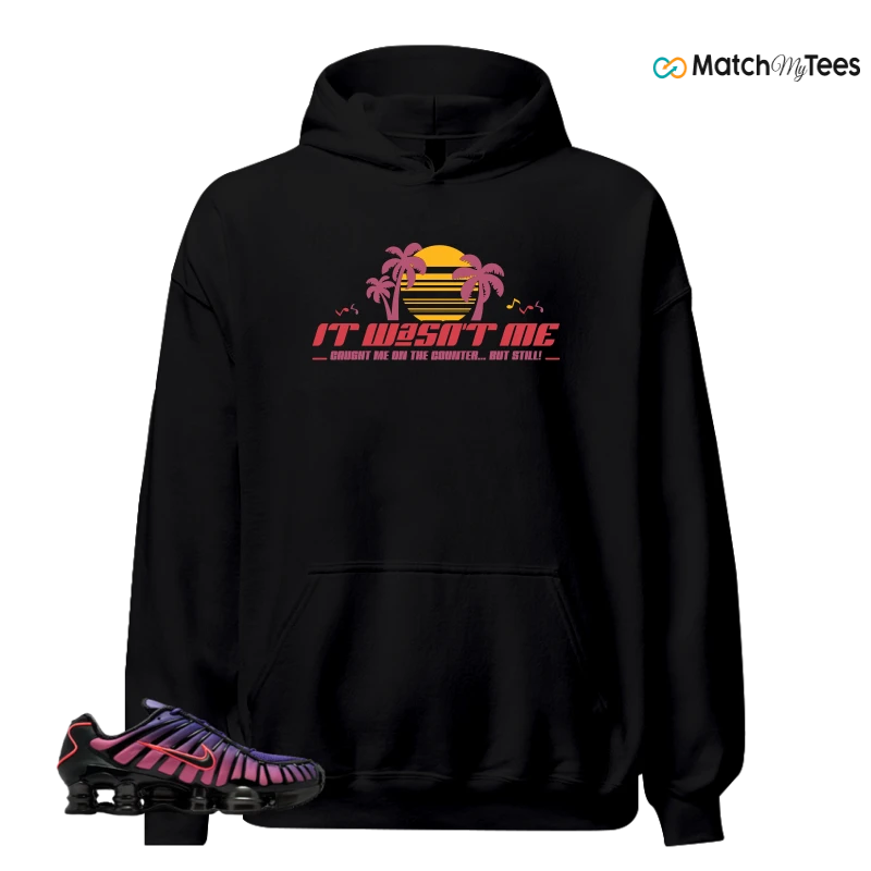 NIKE SHOX TL COURT PURPLE METALLIC BLACK SNEAKER Matching Tees hoodie