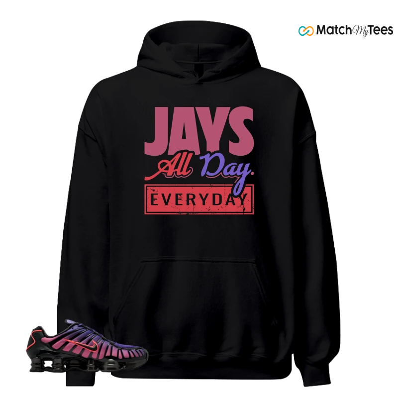NIKE SHOX TL COURT PURPLE METALLIC BLACK SNEAKER Matching Tees hoodie