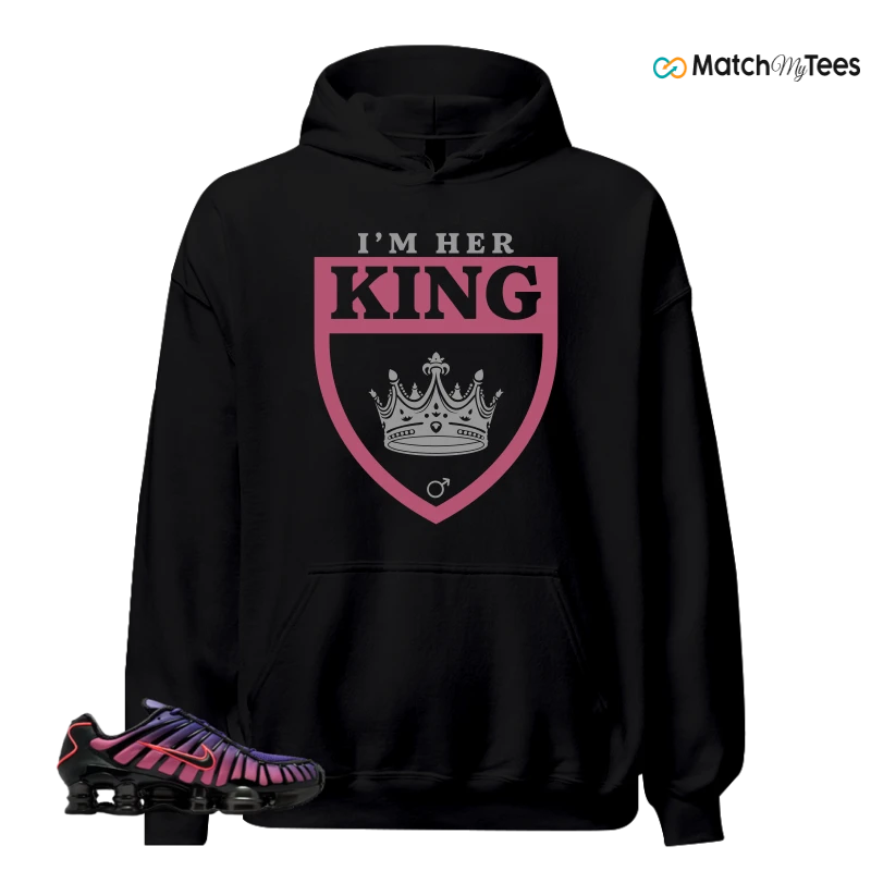 NIKE SHOX TL COURT PURPLE METALLIC BLACK SNEAKER Matching Tees hoodie