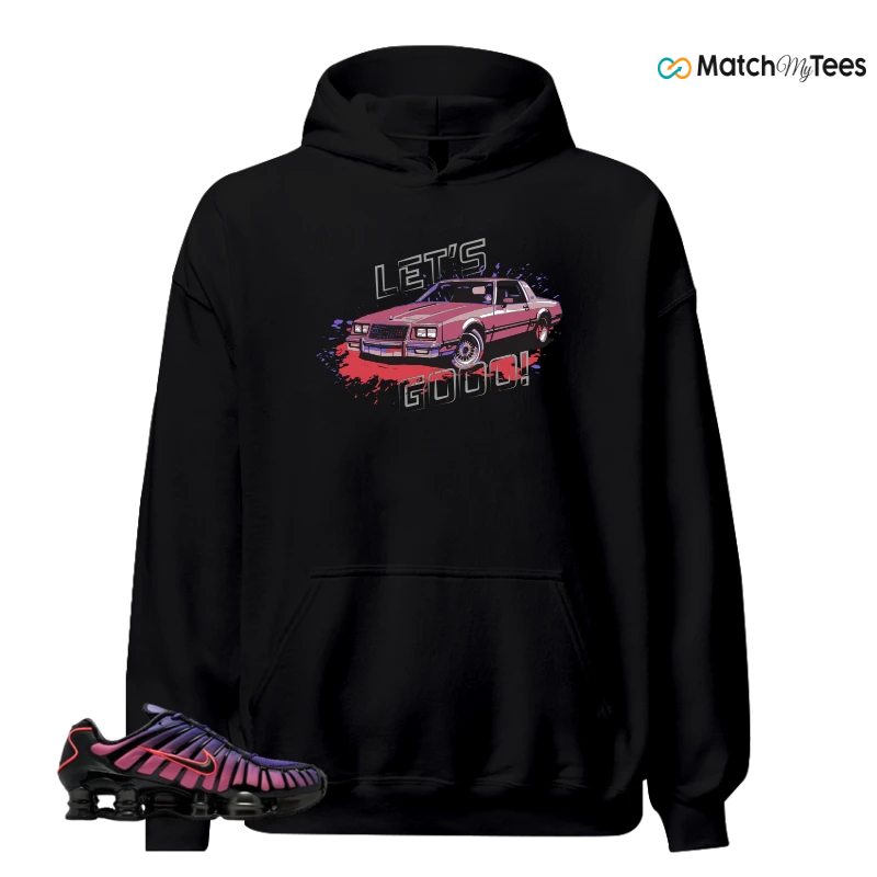 NIKE SHOX TL COURT PURPLE METALLIC BLACK SNEAKER Matching Tees hoodie