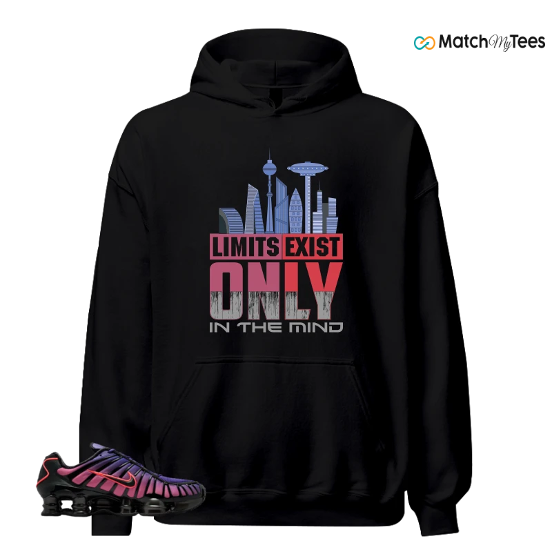 NIKE SHOX TL COURT PURPLE METALLIC BLACK SNEAKER Matching Tees hoodie