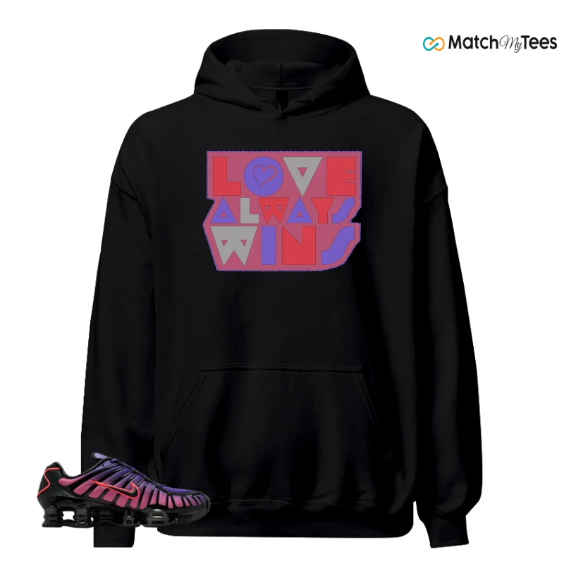 NIKE SHOX TL COURT PURPLE METALLIC BLACK SNEAKER Matching Tees hoodie