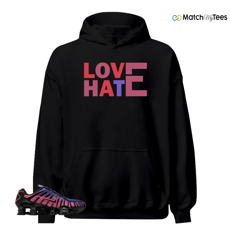 NIKE SHOX TL COURT PURPLE METALLIC BLACK SNEAKER Matching Tees hoodie