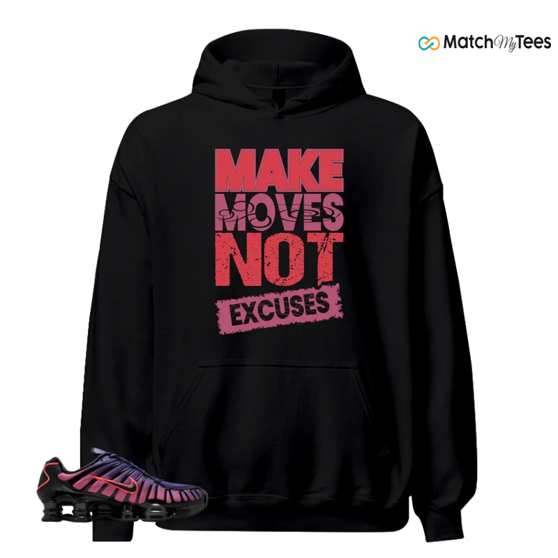 NIKE SHOX TL COURT PURPLE METALLIC BLACK SNEAKER Matching Tees hoodie