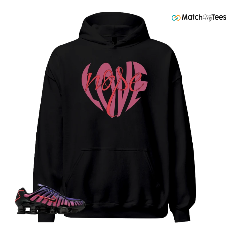 NIKE SHOX TL COURT PURPLE METALLIC BLACK SNEAKER Matching Tees hoodie
