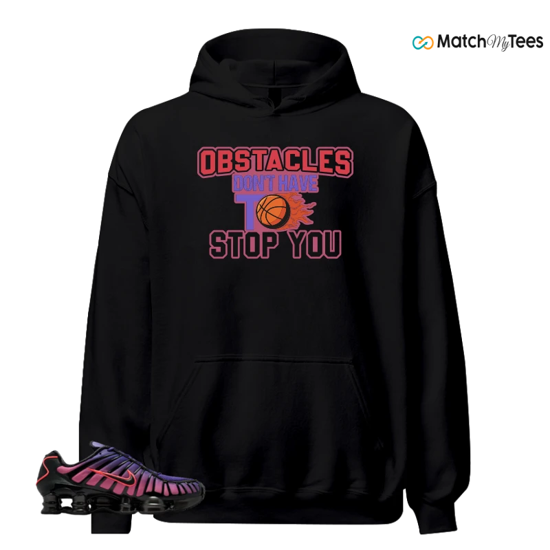NIKE SHOX TL COURT PURPLE METALLIC BLACK SNEAKER Matching Tees hoodie