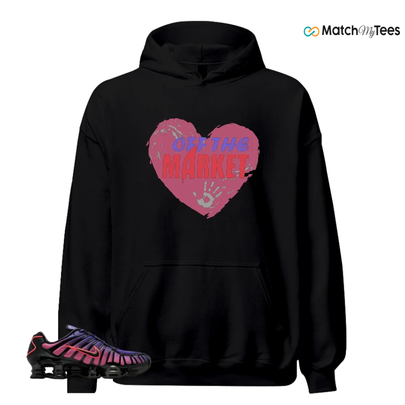 NIKE SHOX TL COURT PURPLE METALLIC BLACK SNEAKER Matching Tees hoodie