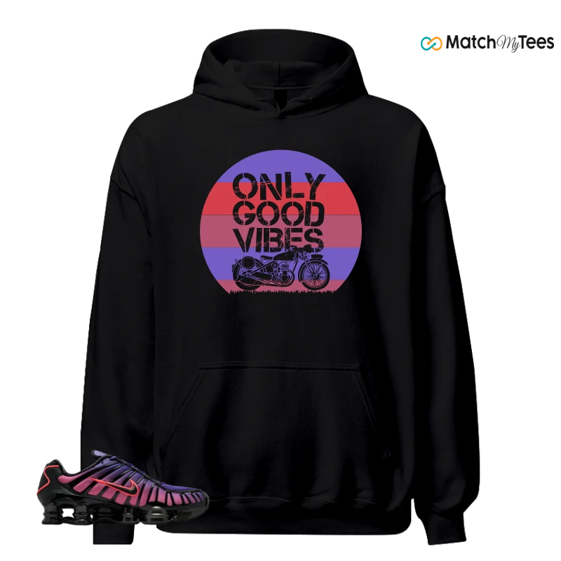 NIKE SHOX TL COURT PURPLE METALLIC BLACK SNEAKER Matching Tees hoodie