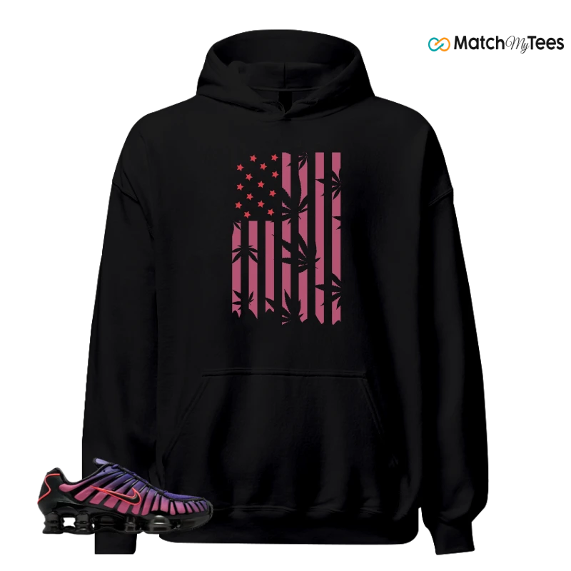 NIKE SHOX TL COURT PURPLE METALLIC BLACK SNEAKER Matching Tees hoodie