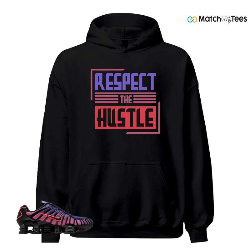 NIKE SHOX TL COURT PURPLE METALLIC BLACK SNEAKER Matching Tees hoodie