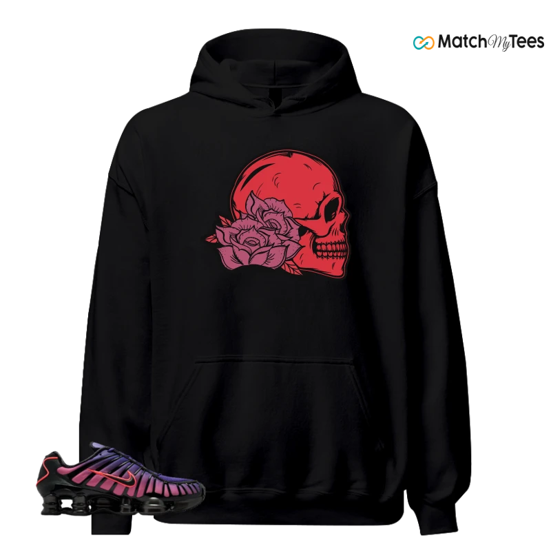 NIKE SHOX TL COURT PURPLE METALLIC BLACK SNEAKER Matching Tees hoodie