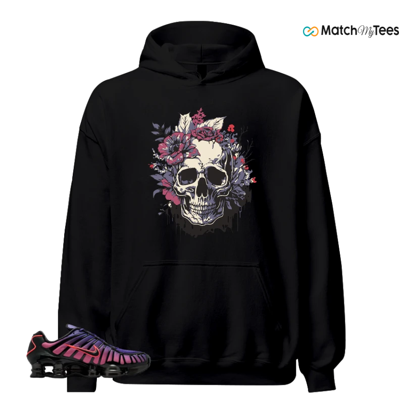 NIKE SHOX TL COURT PURPLE METALLIC BLACK SNEAKER Matching Tees hoodie