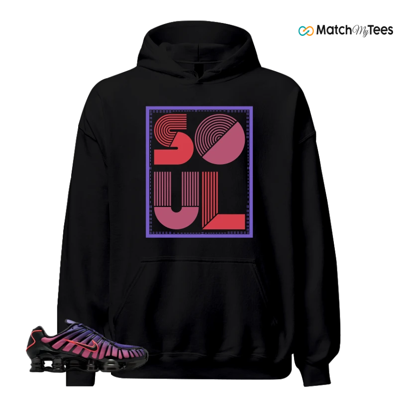 NIKE SHOX TL COURT PURPLE METALLIC BLACK SNEAKER Matching Tees hoodie