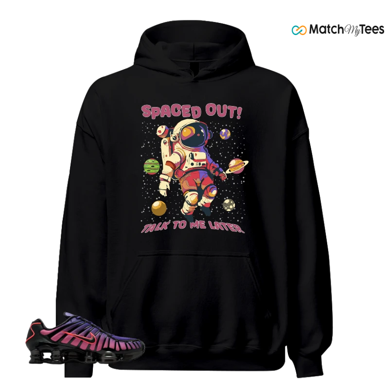 NIKE SHOX TL COURT PURPLE METALLIC BLACK SNEAKER Matching Tees hoodie
