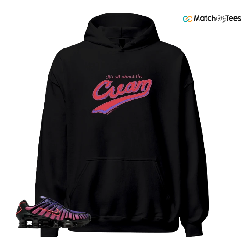 NIKE SHOX TL COURT PURPLE METALLIC BLACK SNEAKER Matching Tees hoodie