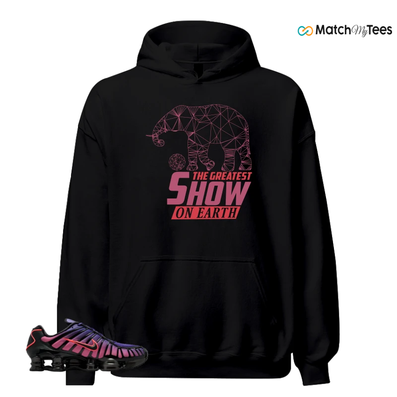 NIKE SHOX TL COURT PURPLE METALLIC BLACK SNEAKER Matching Tees hoodie
