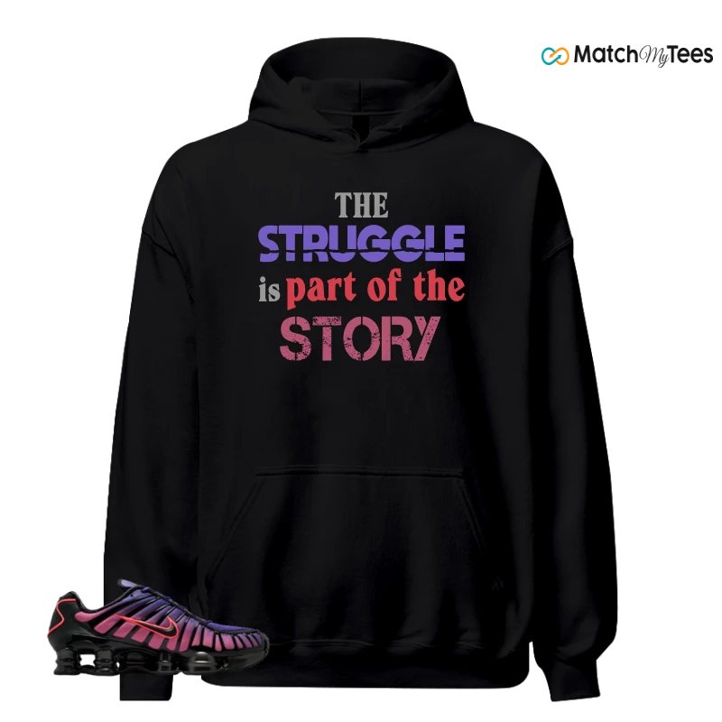 NIKE SHOX TL COURT PURPLE METALLIC BLACK SNEAKER Matching Tees hoodie
