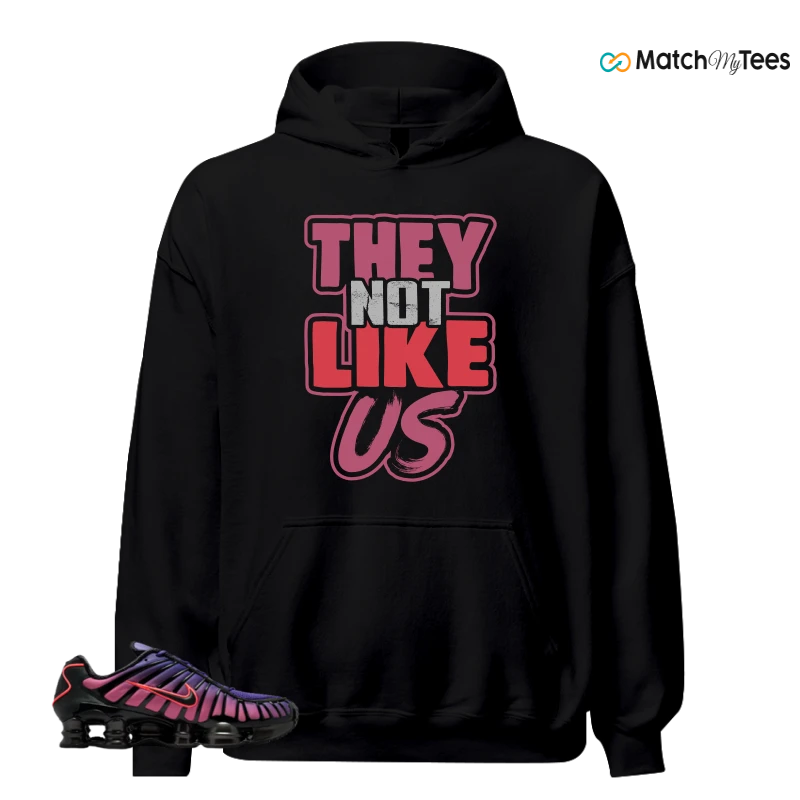 NIKE SHOX TL COURT PURPLE METALLIC BLACK SNEAKER Matching Tees hoodie