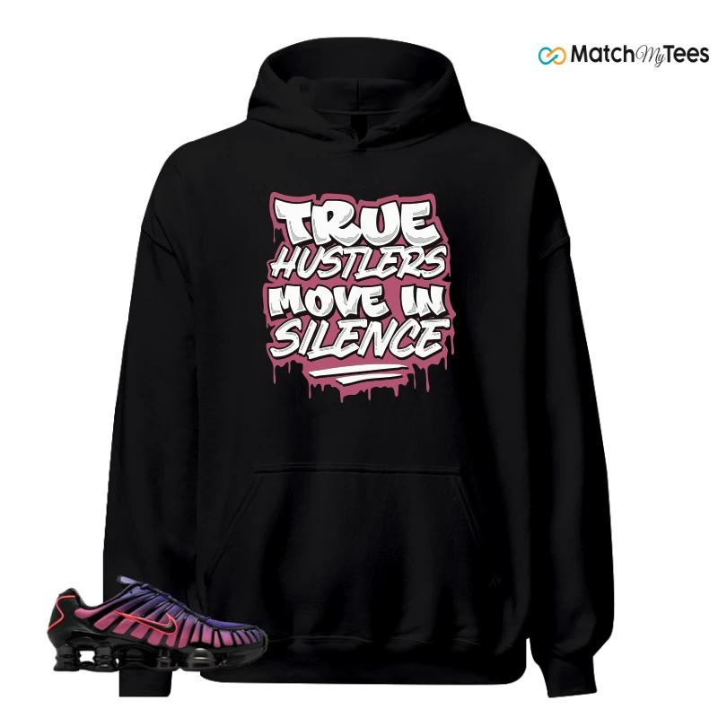 NIKE SHOX TL COURT PURPLE METALLIC BLACK SNEAKER Matching Tees hoodie