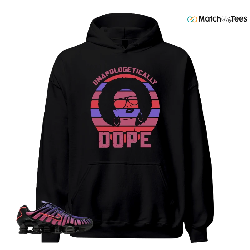 NIKE SHOX TL COURT PURPLE METALLIC BLACK SNEAKER Matching Tees hoodie