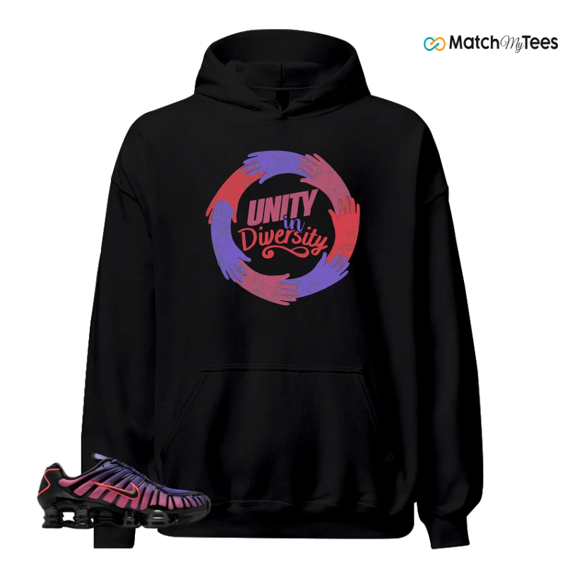 NIKE SHOX TL COURT PURPLE METALLIC BLACK SNEAKER Matching Tees hoodie