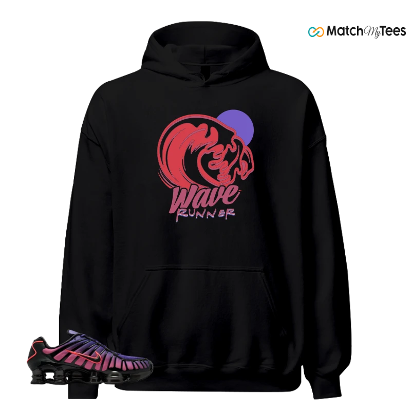 NIKE SHOX TL COURT PURPLE METALLIC BLACK SNEAKER Matching Tees hoodie
