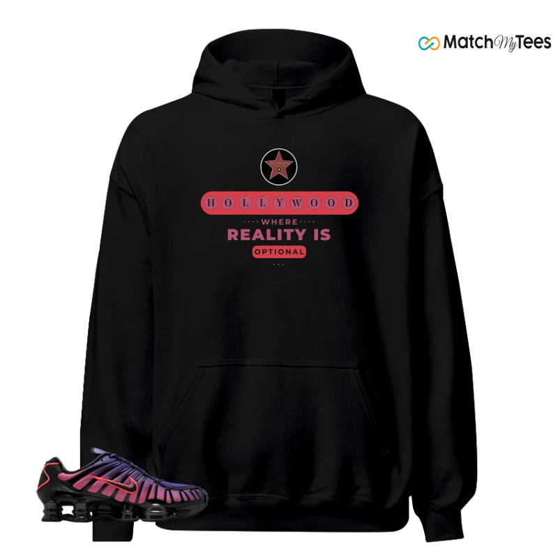 NIKE SHOX TL COURT PURPLE METALLIC BLACK SNEAKER Matching Tees hoodie