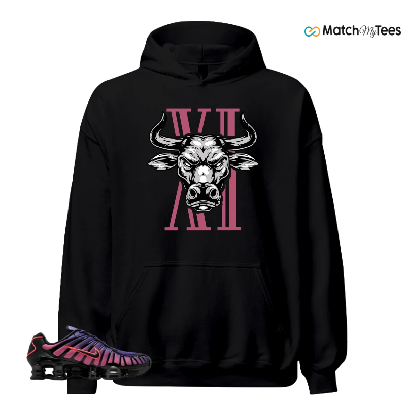 NIKE SHOX TL COURT PURPLE METALLIC BLACK SNEAKER Matching Tees hoodie