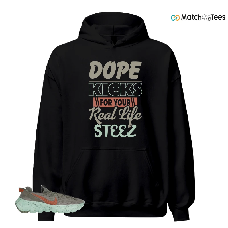 NIKE SPACE HIPPIE 04 GREEN GLOW SNEAKER Matching Tees hoodie