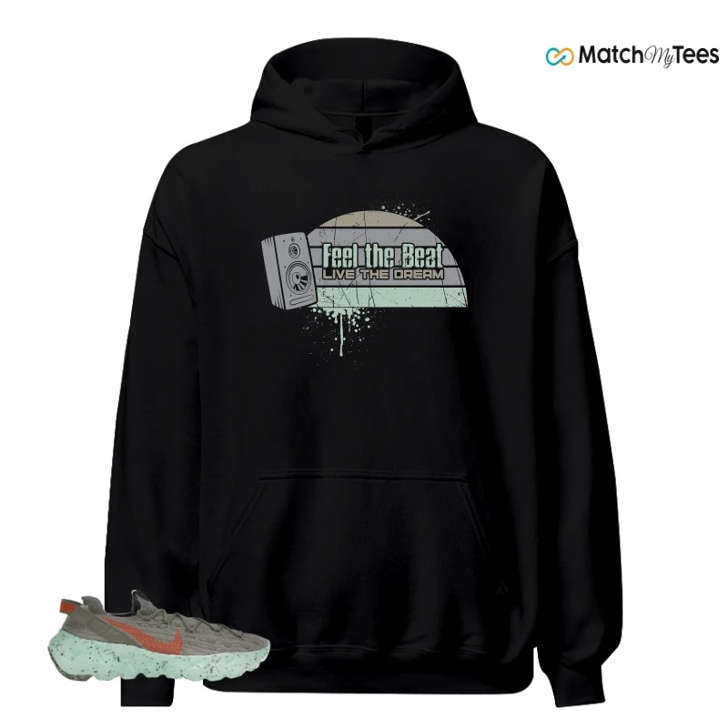 NIKE SPACE HIPPIE 04 GREEN GLOW SNEAKER Matching Tees hoodie