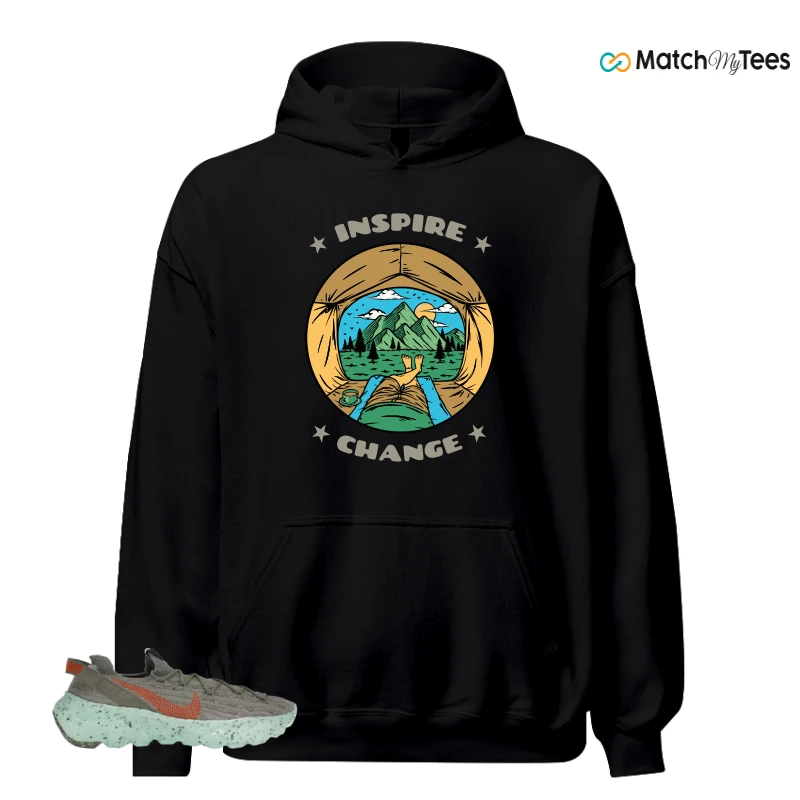NIKE SPACE HIPPIE 04 GREEN GLOW SNEAKER Matching Tees hoodie