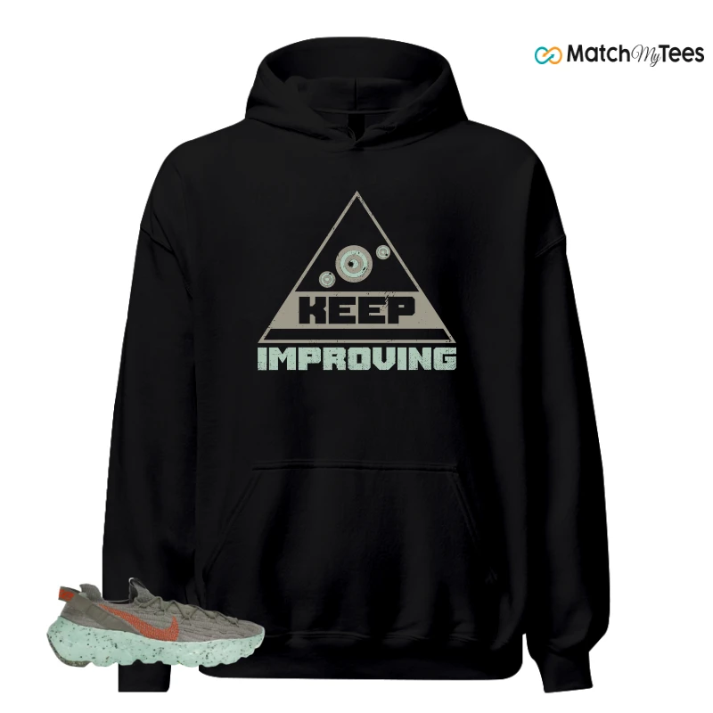 NIKE SPACE HIPPIE 04 GREEN GLOW SNEAKER Matching Tees hoodie
