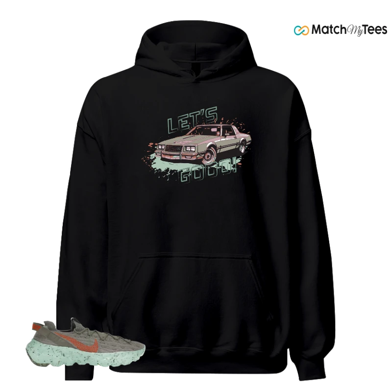NIKE SPACE HIPPIE 04 GREEN GLOW SNEAKER Matching Tees hoodie