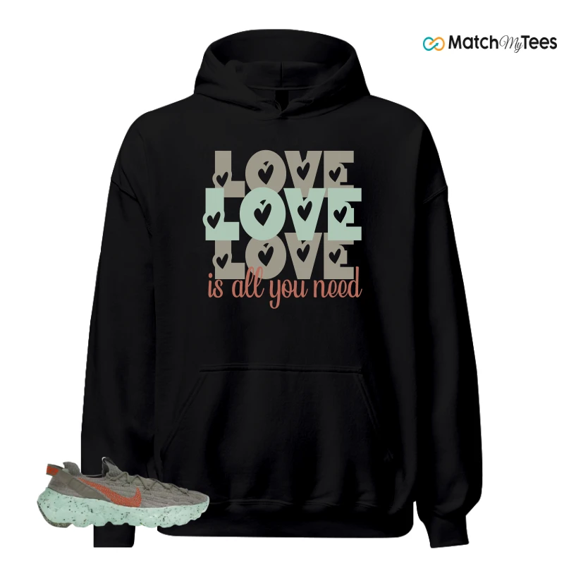 NIKE SPACE HIPPIE 04 GREEN GLOW SNEAKER Matching Tees hoodie
