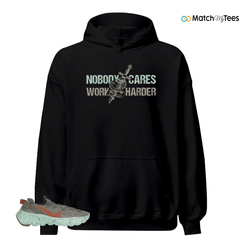 NIKE SPACE HIPPIE 04 GREEN GLOW SNEAKER Matching Tees hoodie