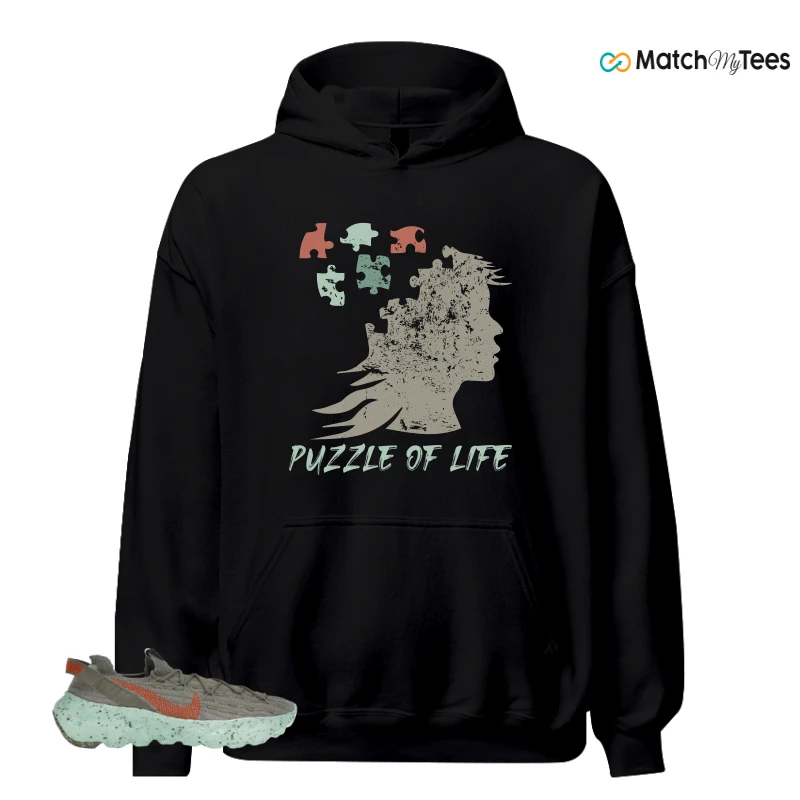 NIKE SPACE HIPPIE 04 GREEN GLOW SNEAKER Matching Tees hoodie