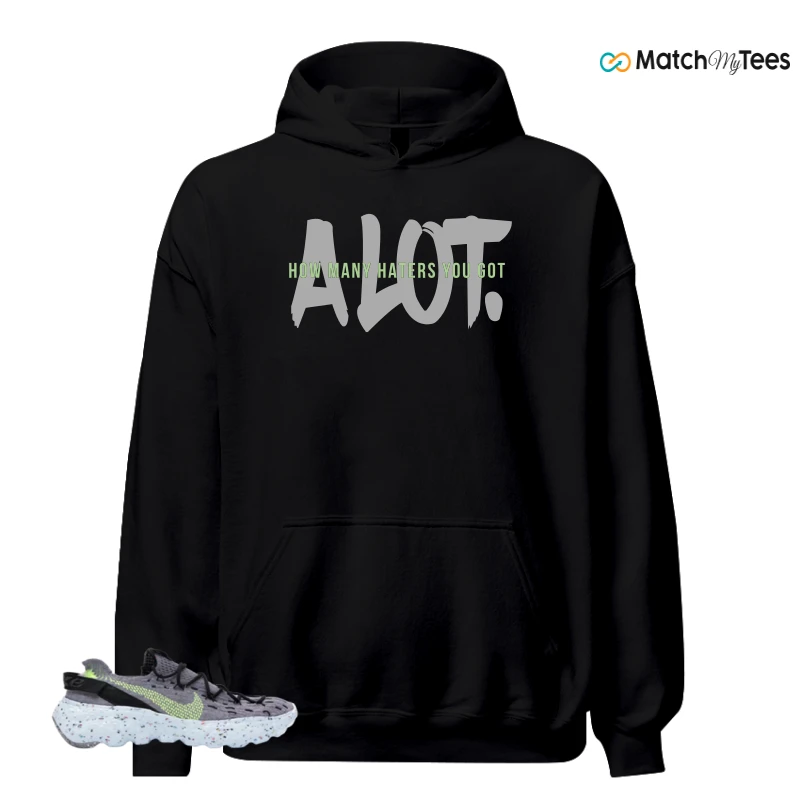 NIKE SPACE HIPPIE 04 GREY VOLT (WOMEN'S) SNEAKER Matching Tees hoodie
