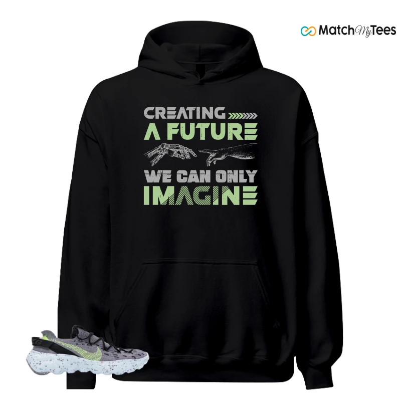 NIKE SPACE HIPPIE 04 GREY VOLT (WOMEN'S) SNEAKER Matching Tees hoodie