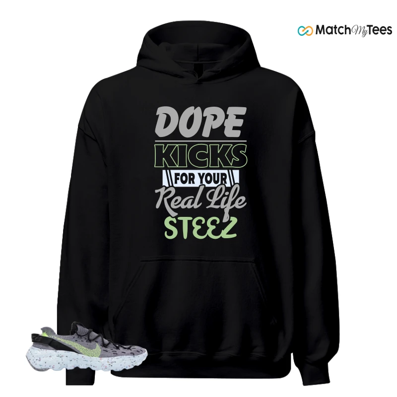 NIKE SPACE HIPPIE 04 GREY VOLT (WOMEN'S) SNEAKER Matching Tees hoodie