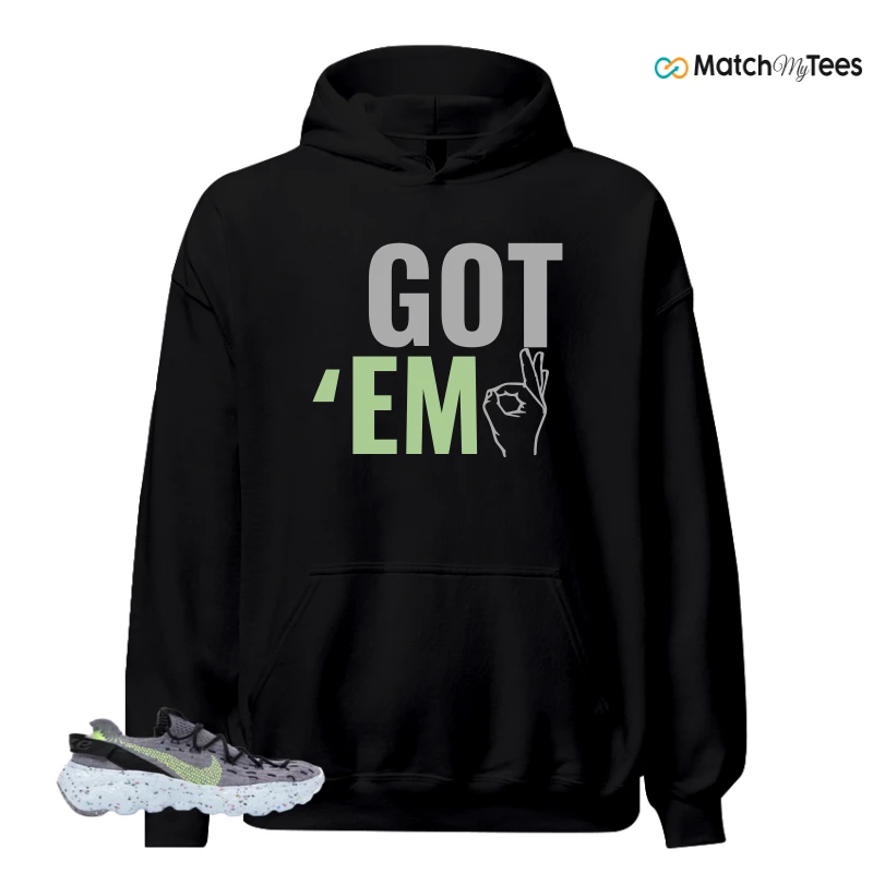 NIKE SPACE HIPPIE 04 GREY VOLT (WOMEN'S) SNEAKER Matching Tees hoodie