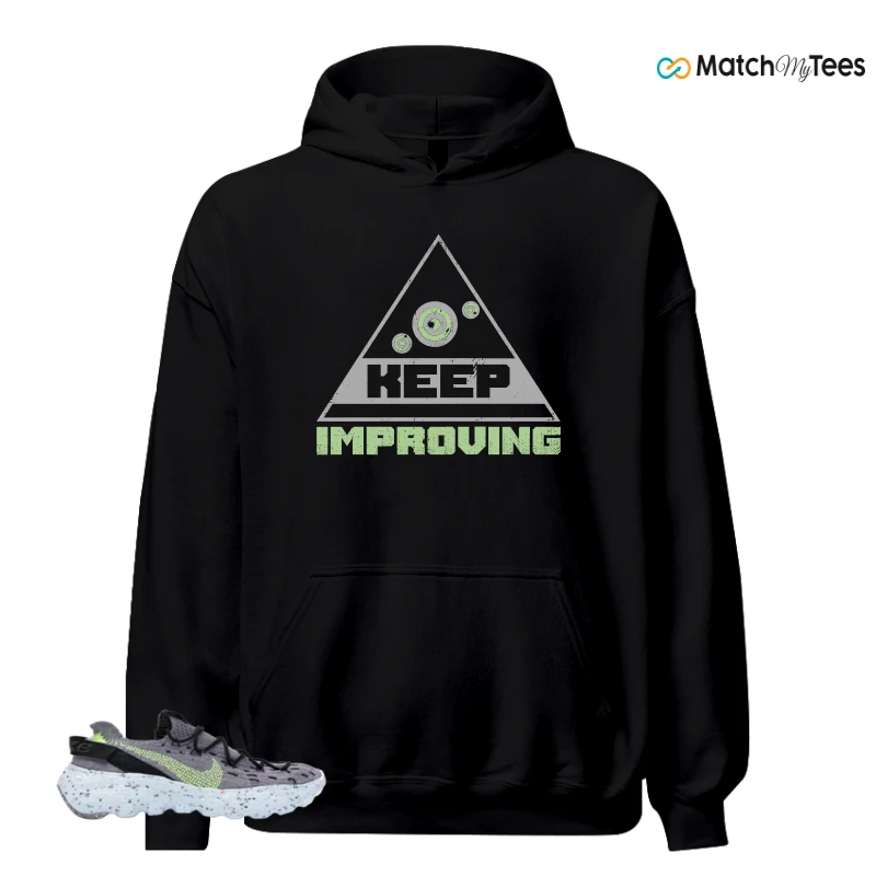 NIKE SPACE HIPPIE 04 GREY VOLT (WOMEN'S) SNEAKER Matching Tees hoodie