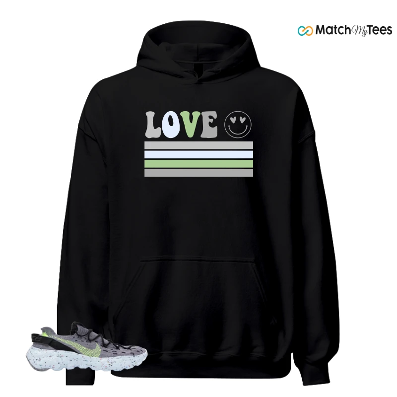 NIKE SPACE HIPPIE 04 GREY VOLT (WOMEN'S) SNEAKER Matching Tees hoodie
