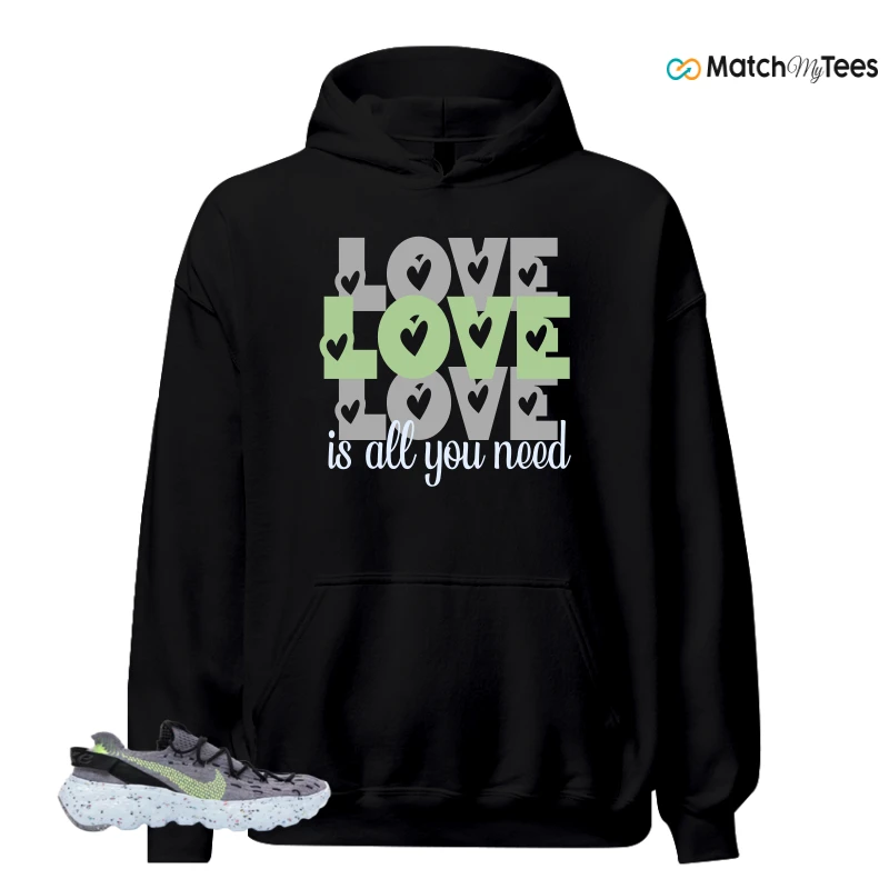 NIKE SPACE HIPPIE 04 GREY VOLT (WOMEN'S) SNEAKER Matching Tees hoodie