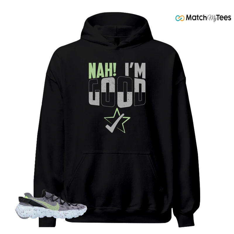 NIKE SPACE HIPPIE 04 GREY VOLT (WOMEN'S) SNEAKER Matching Tees hoodie