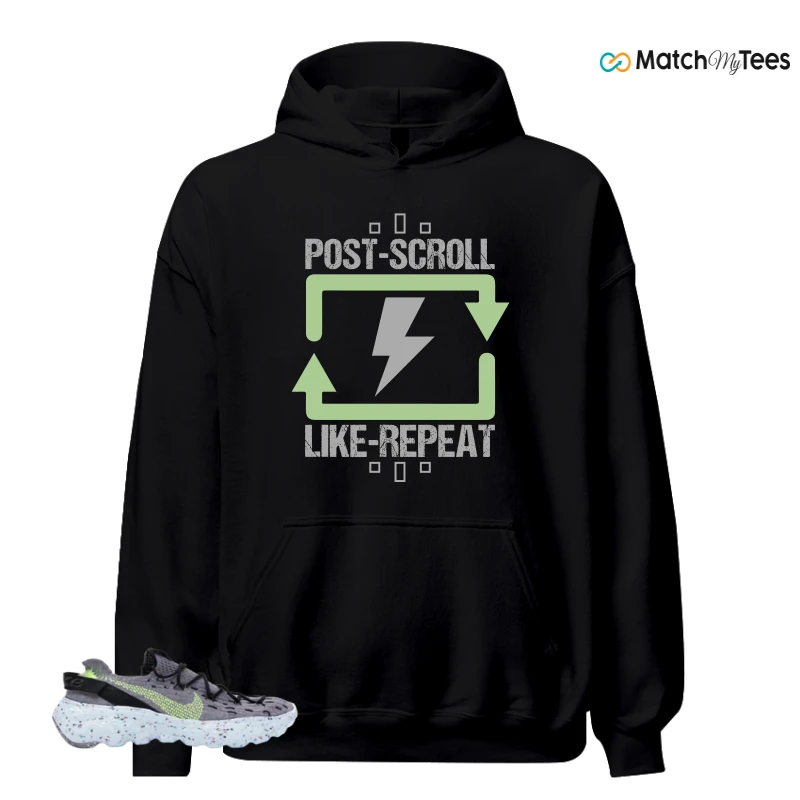 NIKE SPACE HIPPIE 04 GREY VOLT (WOMEN'S) SNEAKER Matching Tees hoodie